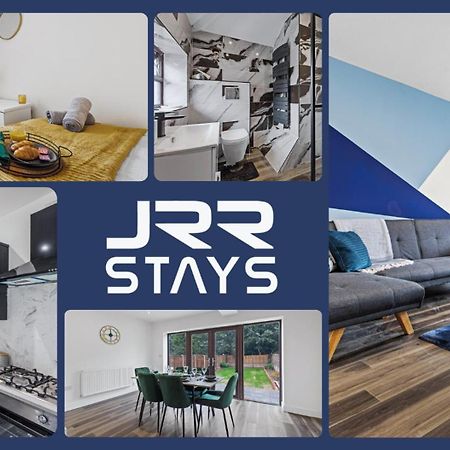 Walsall - 4 Bedroom House, Wi-Fi, Garden , Sleeps 8 - Jrr Stays Bescot Buitenkant foto